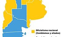 Resultados electorales del 23 de octubre de 2017 en Argentina | Imagen: Wikicommons