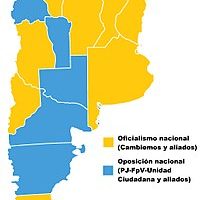 Resultados electorales del 23 de octubre de 2017 en Argentina | Imagen: Wikicommons