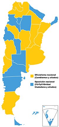 Resultados electorales del 23 de octubre de 2017 en Argentina | Imagen: Wikicommons